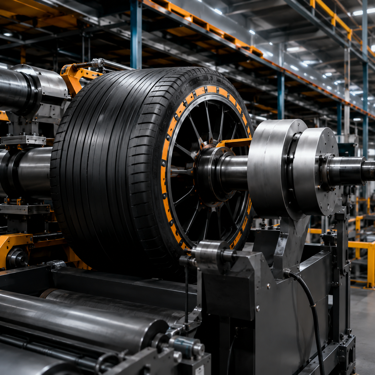 Tread Rubber Loop Tension Monitoring