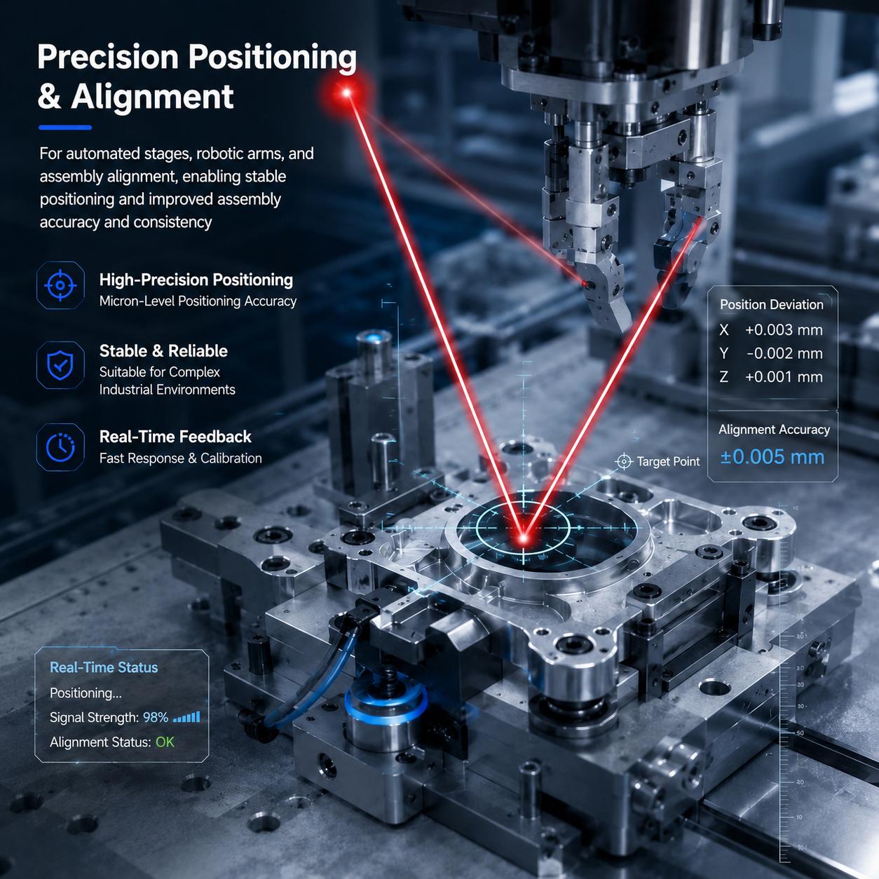 Precision positioning and alignment application