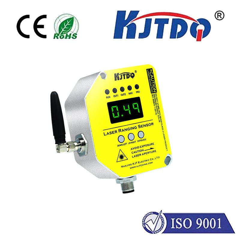 Wireless laser distance sensor