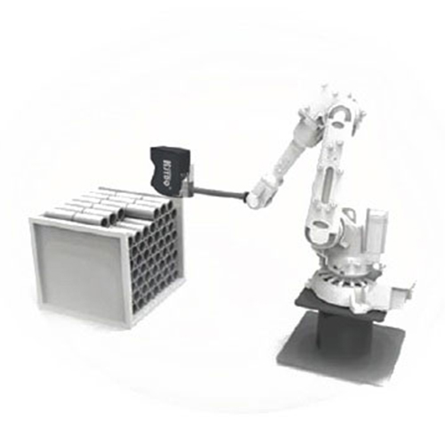 Visual defect detection industrial robot